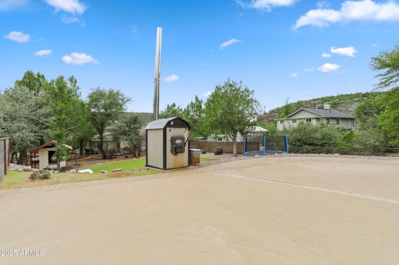 Driveway & Wood Furnace