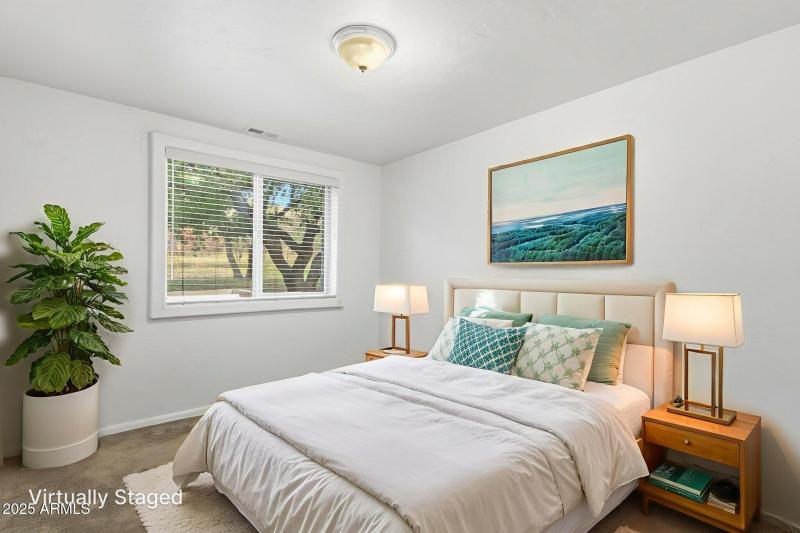 Virtually Staged Bedroom 3 Downstairs