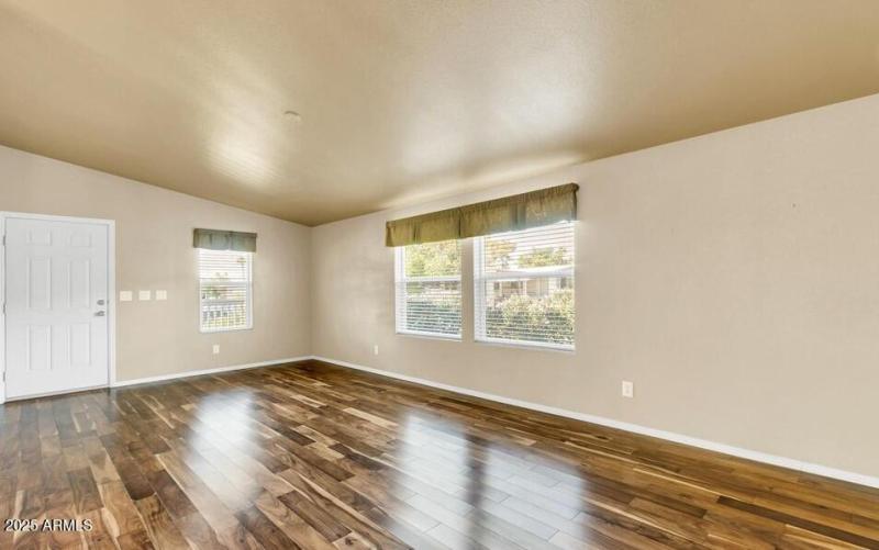 Entry way to living room