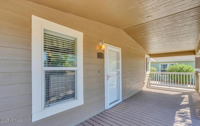 Extended covered patio