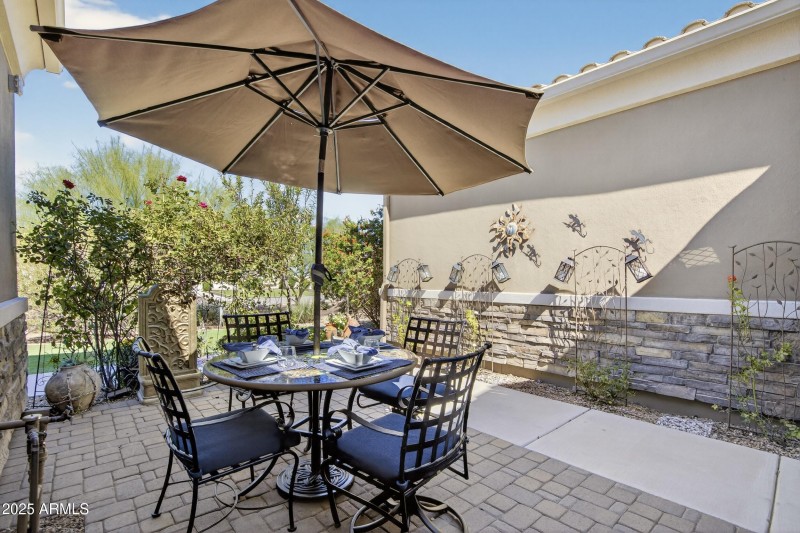 Morning Coffee in the Courtyard