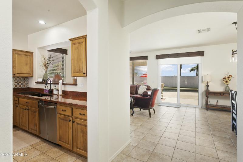 Kitchen to Family Room