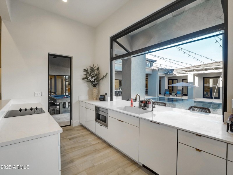 Full kitchen in attached casitas