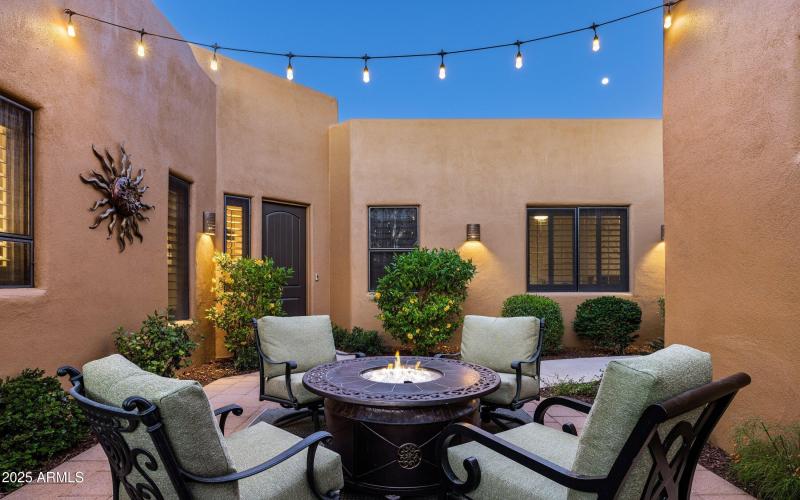 Gorgeous Evening in Private Courtyard