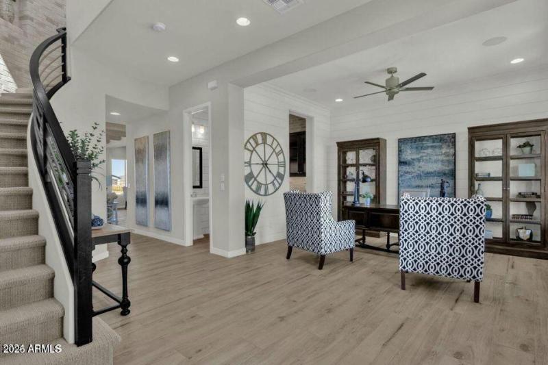 Curved Staircase is Stunning