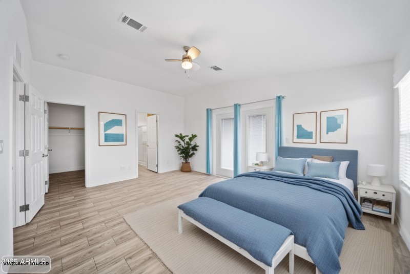 Virtually Staged Bedroom