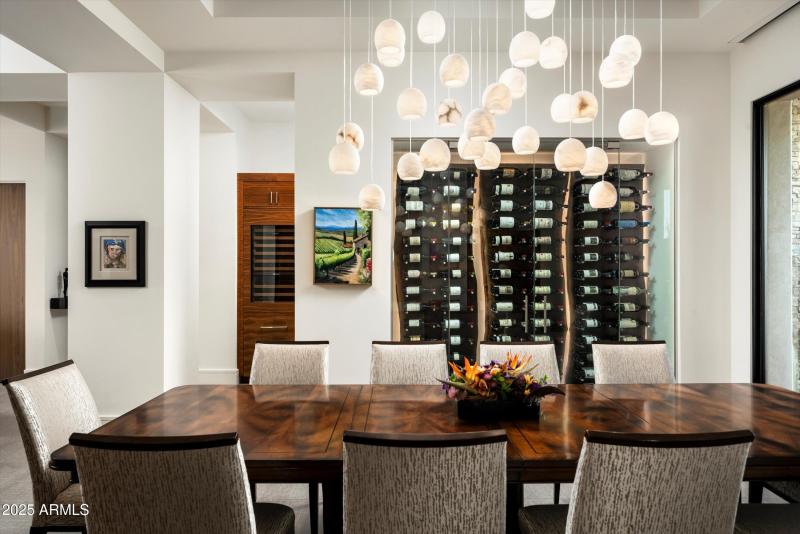 Formal Dining & Wine tower
