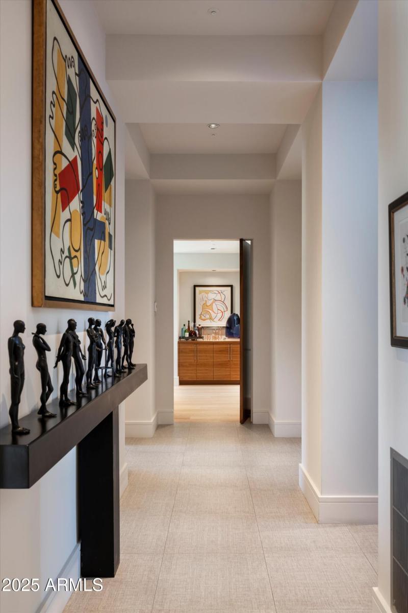 Hallway to Primary suite