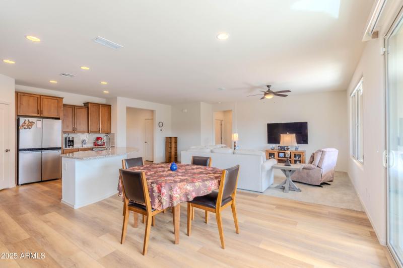 Dining Open to Living Area and Kitchen