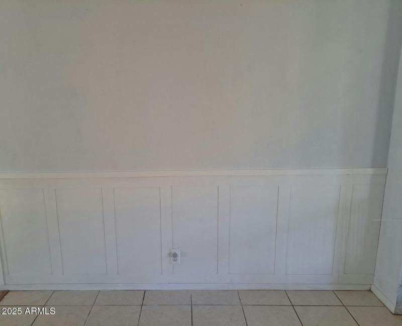 New Wainscotting Installed