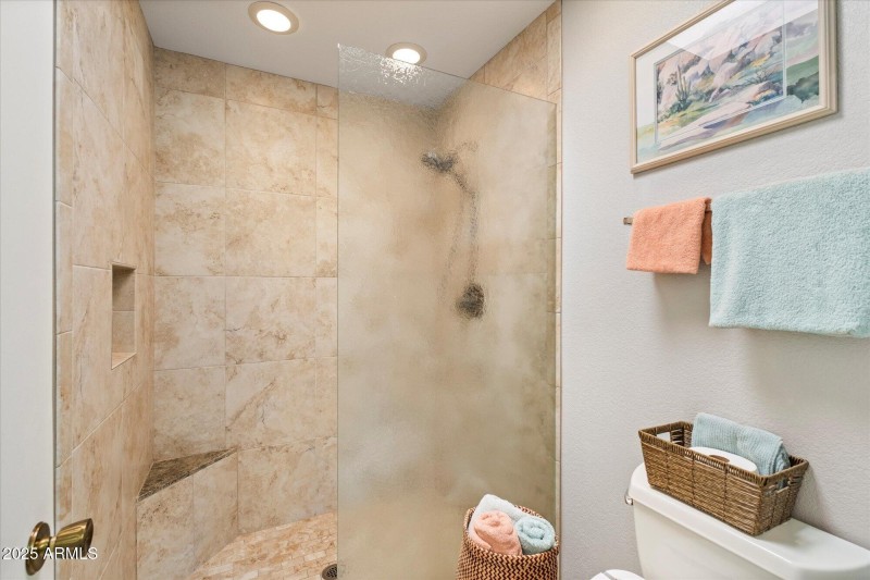 Primary walk in shower