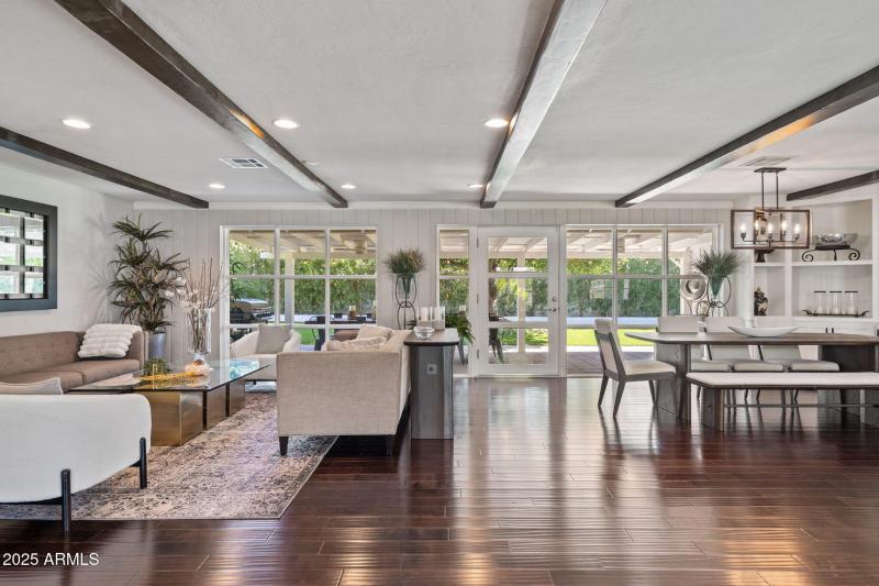 Wood flooring that flows throughout