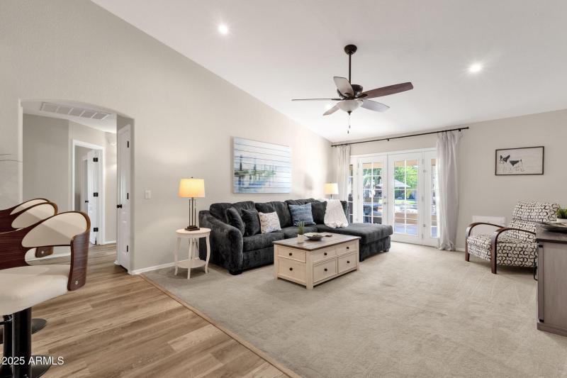 Open Living Area with Warmth