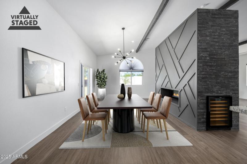 Bonus living/dining staged