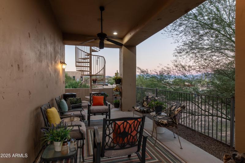 Stairs to Rooftop Deck