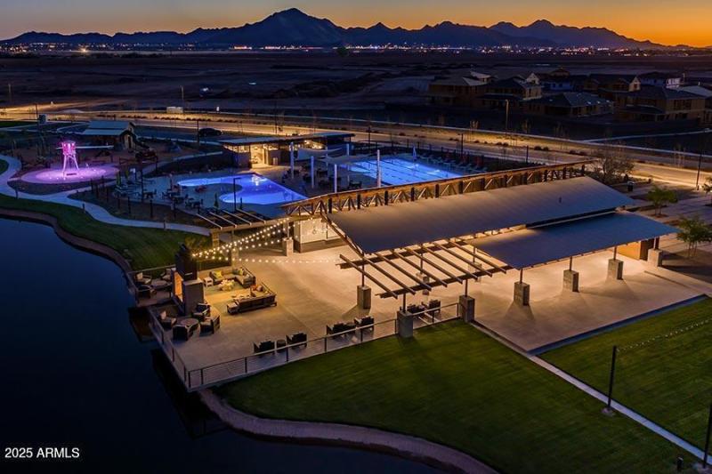 Communty clubhouse and pools