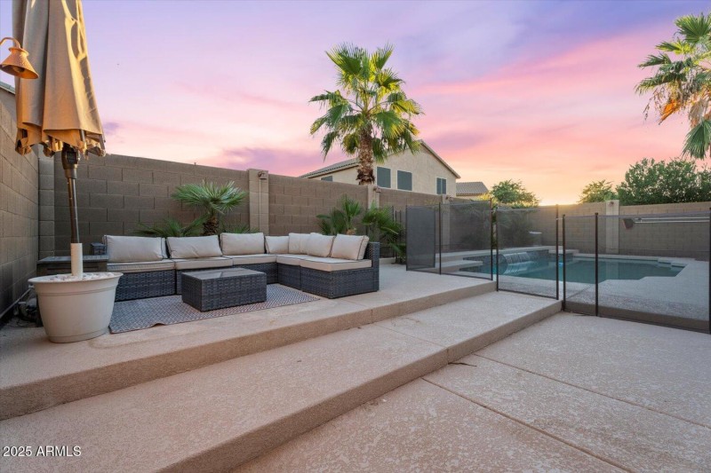 Backyard oasis