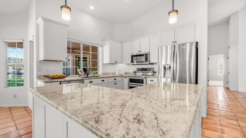 Designer granite counters