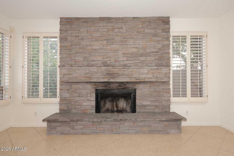Family Room-Fireplace