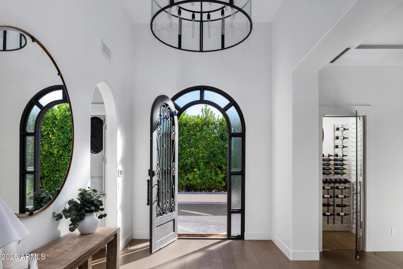 Grand Entryway & Wine Storage