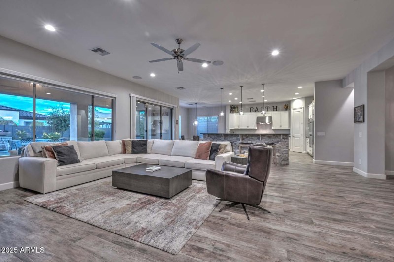 Night-Great Room-Kitchen