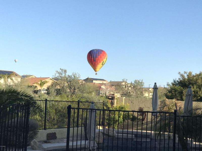Hot Air Balloon Flyover