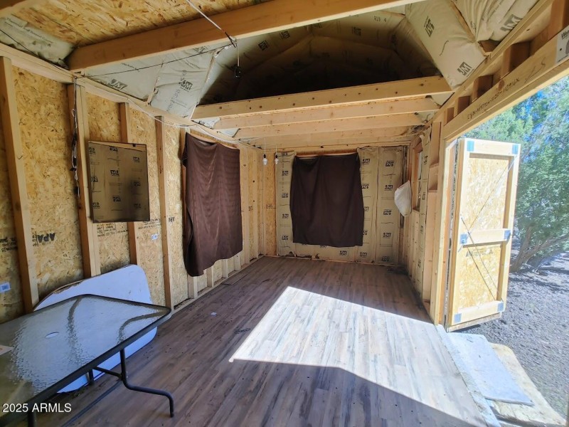 inside of shed