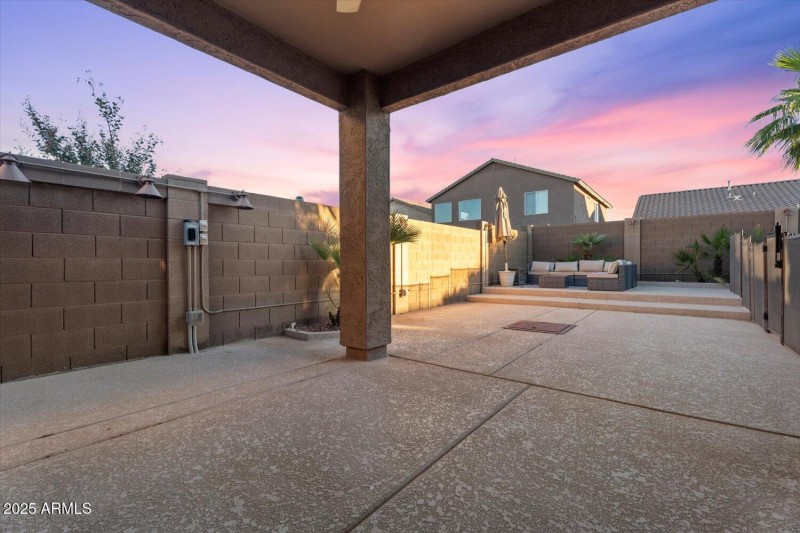 Back patio