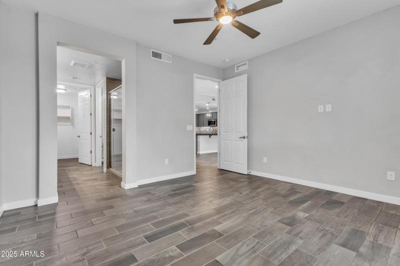 view of main bedroom