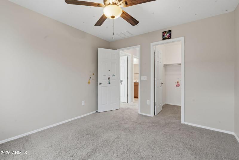 Bedroom 3 with Walk In Closet