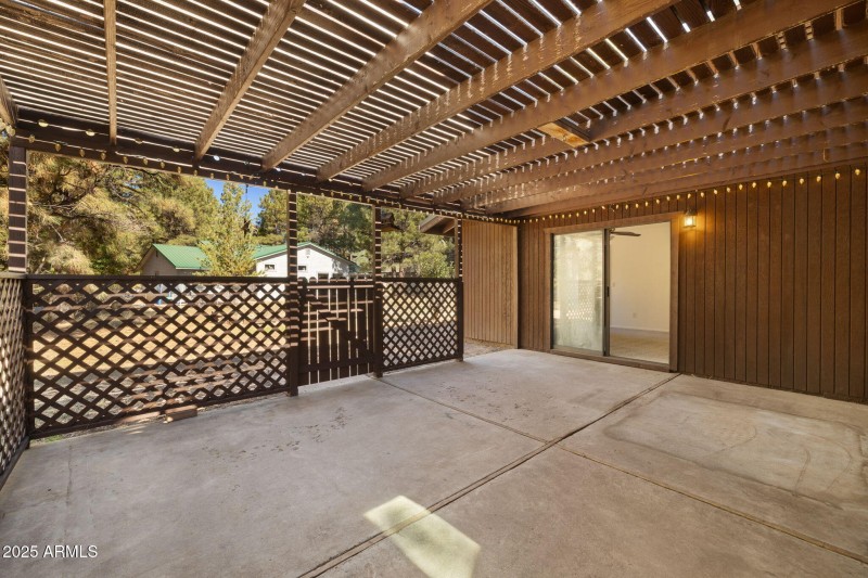 2289 N Elk Run St- Patio with Pergola