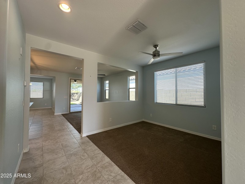 Office and family room