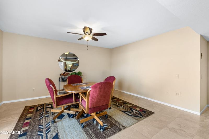 Spacious Dining Room w lots of wall spac