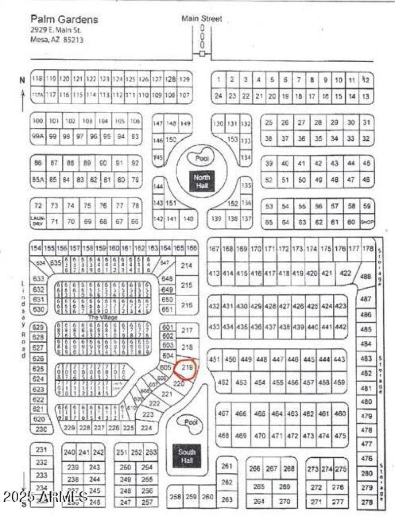 Palm Gardens Community Map