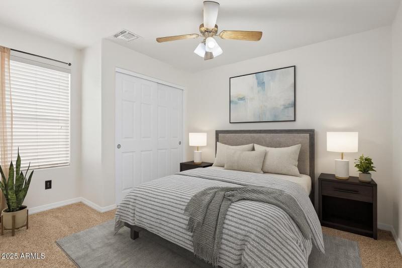 Bedroom 3 virtually staged