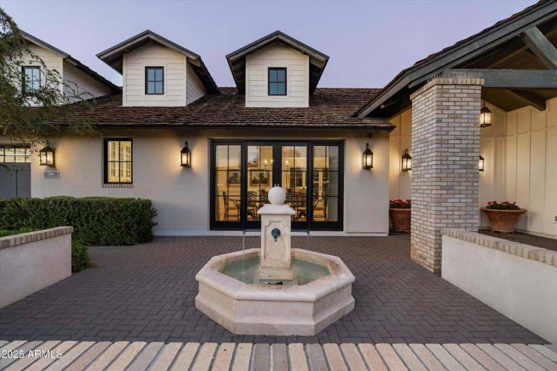 charming Fountain in courtyard