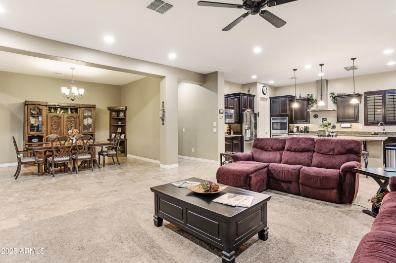 Family Room View to Kitchen x