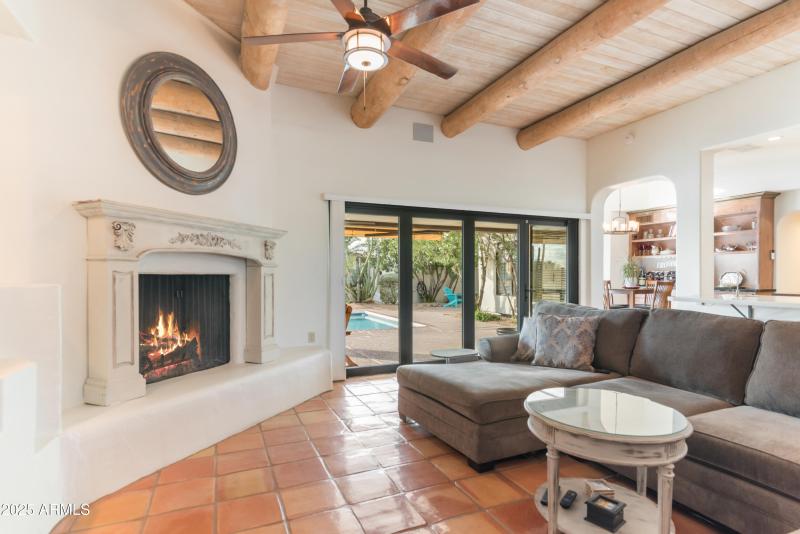 Family Room Opening to Backyard