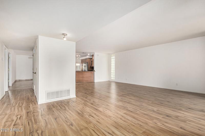 Entryway to living room