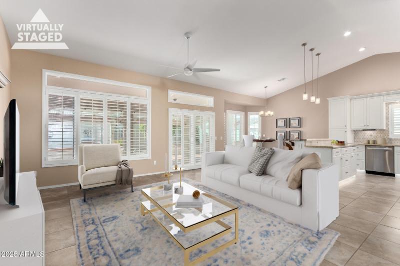 Great room (staged)