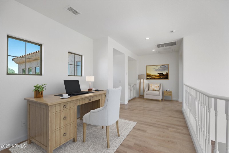 Virtually Staged - Loft / Office Space