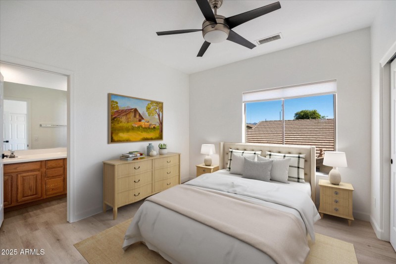 Virtually Staged - Bedroom 3 (upstairs)