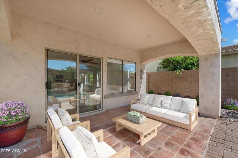 Virtually Staged - Covered Patio