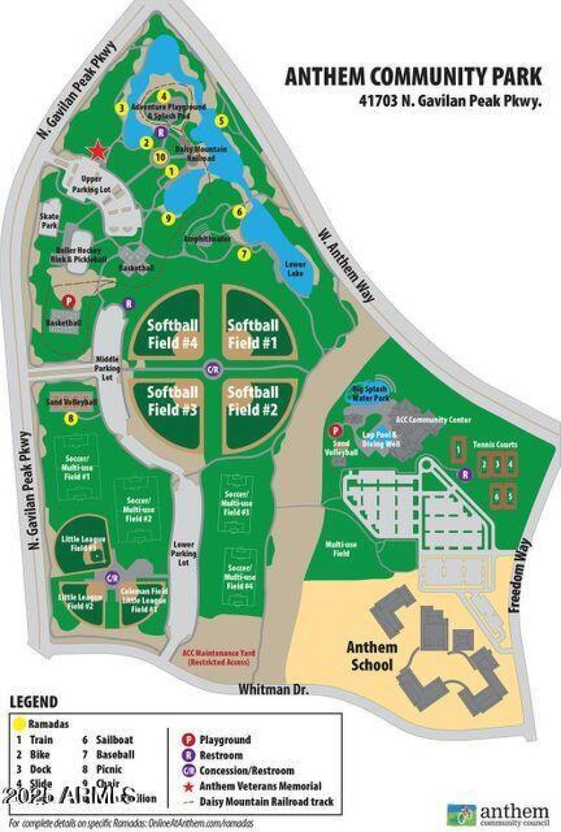 Anthem community park map