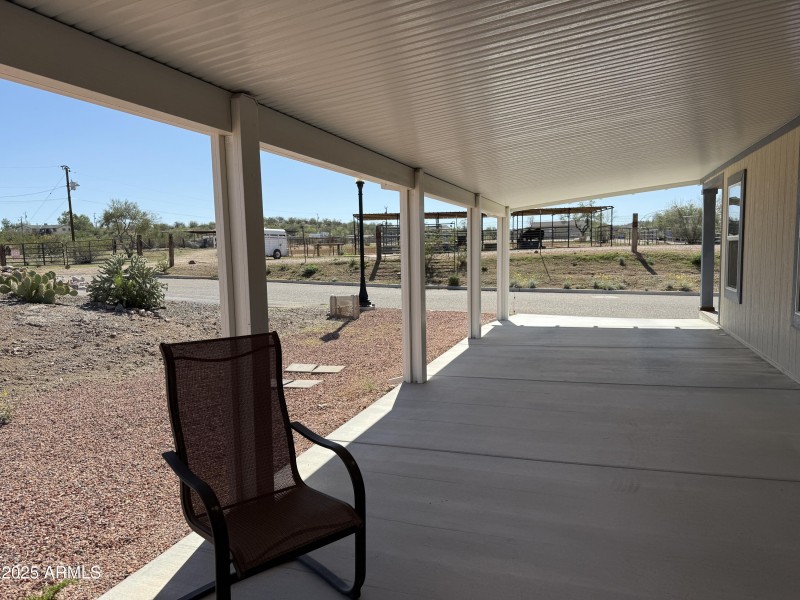 Car port tandem patio