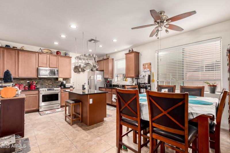 Open Kitchen and Dining Combo