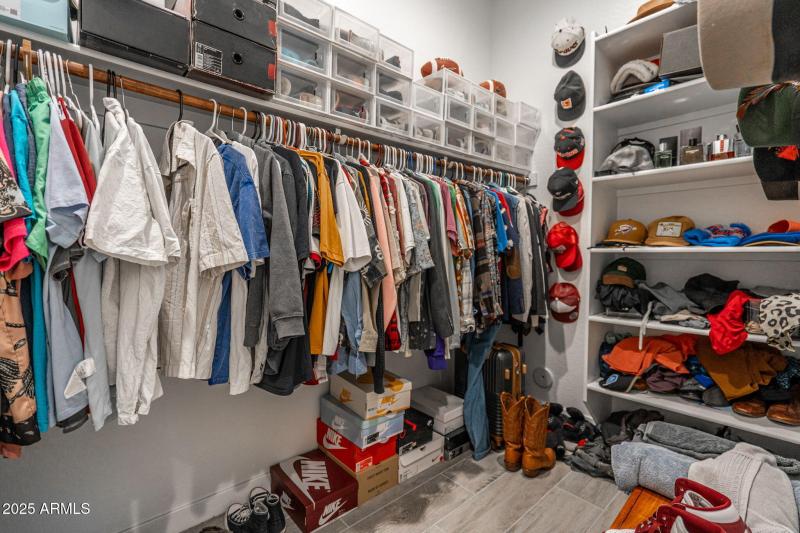 Primary Bedroom Closet 1