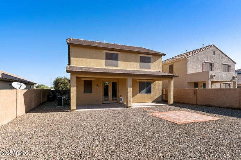 Backyard view looking North
