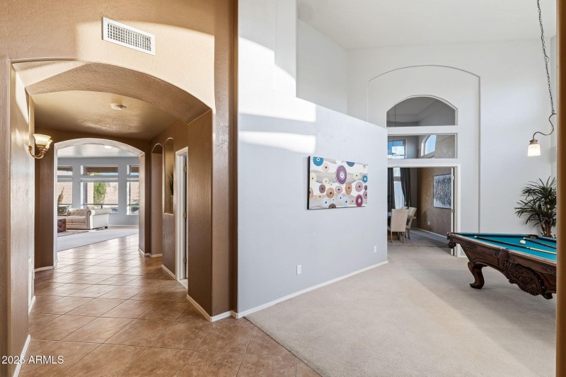 Front Entry and Living Room