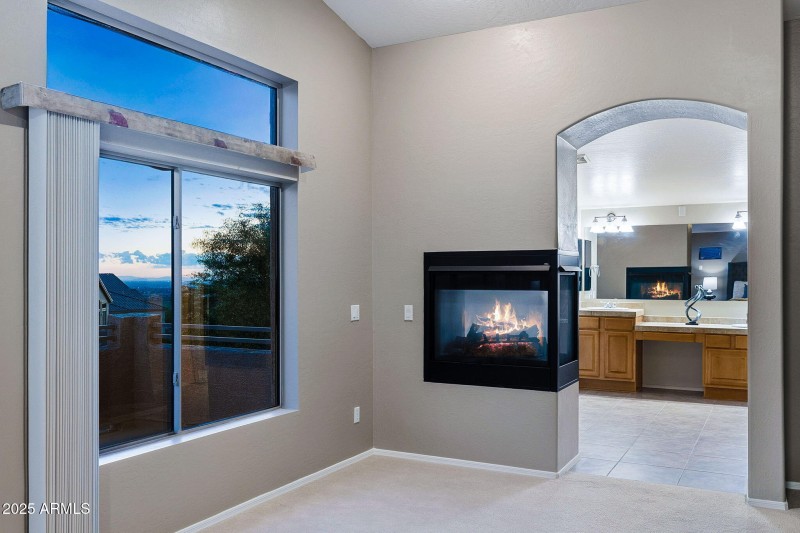 Master Bedroom fireplace